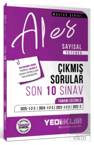 2026 ALES Sayısal Yetenek Tamamı Çözümlü Son 10 Sınav Çıkmış Sorular (23 Kasım 2025 ALES-3 Ekli)