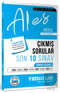 2026 ALES Sözel Yetenek Tamamı Çözümlü Son 10 Sınav Çıkmış Sorular (23 Kasım 2025 ALES-3 Ekli)