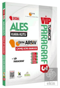 2026 ALES Türkçenin Kara Kutusu PARAGRAF 3 VİP ÖSYM Çıkmış Soru Havuzu Bankası Dijital Çözümlü