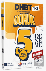 2026 Doruk DHBT Din Hizmetleri Alan Bilgisi Testi Tamamı Çözümlü 5 Deneme Sınavı
