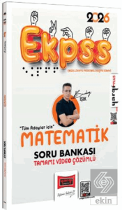 2026 EKPSS Tüm Adaylar İçin Matematik Tamamı Video Çözümlü Soru Bankası