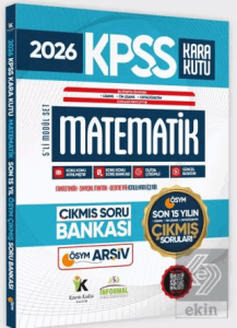 2026 FULLKPSS Lisans -Önlisans-Ortaöğretim Matematik Kara Kutu ÖSYM Çıkmış Soru Bankası Son 15 Yıl