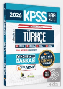 2026 FULLKPSS Lisans - Önlisans - Ortaöğretim Türkçe'nin Kara Kutusu ÖSYM Çıkmış Soru Bankası Son 15 Yıl