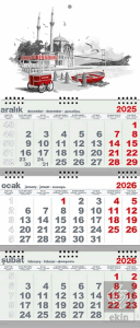 2026 Gemici Takvim - Ortaköy