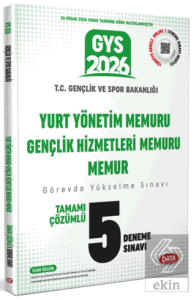 2026 Gençlik ve Spor Bakanlığı Yurt Yönetim Memuru Gençlik Hizmetleri Memuru Memur Tamamı Çözümlü 5 Deneme Sınavı