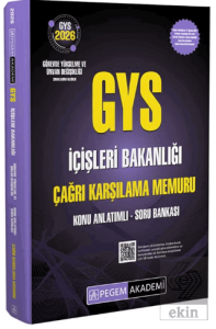 2026 GYS İçişleri Bakanlığı Çağrı Karşılama Memuru Konu Anlatımlı Soru Bankası