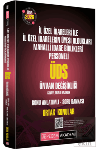 2026 GYS İl Özel İdareleri ile İl Özel İdarelerin Üyesi Oldukları Mahalli İdare Birlikleri Personeli ÜDS Sınavlarına Hazırlık Konu Anlatımlı Soru Bankası Ortak Konular