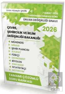 2026 GYS ÜDS Çevre Şehircilik ve İklim Değişikliği Bakanlığı Soru Bankası Çözümlü Görevde Yükselme Ünvan Değişikliği