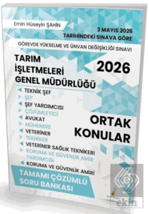 2026 GYS ÜDS Tarım İşletmeleri Genel Müdürlüğü Ortak Konular Soru Bankası Çözümlü Görevde Yükselme Ünvan Değişikliği