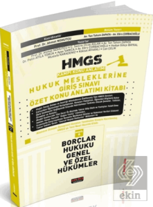 2026 HMGS Borçlar Hukuku Genel ve Özel Hükümler Özet Konu Anlatımı