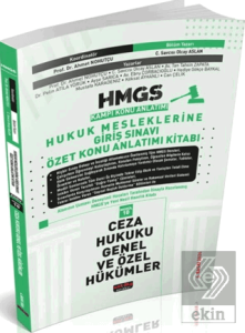 2026 HMGS Ceza Hukuku Genel ve Özel Hükümler Özet Konu Anlatımı