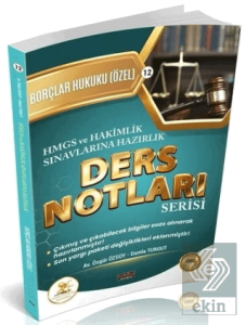 2026 HMGS Hakimlik HUKAL Borçlar Hukuku Özel Hükümler Ders Notları