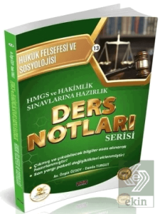 2026 HMGS Hakimlik HUKAL Hukuk Felsefesi ve Sosyolojisi Ders Notları