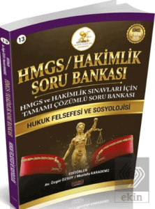 2026 HMGS Hakimlik Hukuk Felsefesi ve Sosyolojisi Soru Bankası