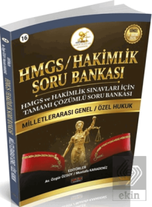 2026 HMGS Hakimlik Milletlerarası Genel ve Özel Hukuk Soru Bankası
