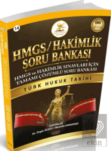 2026 HMGS Hakimlik Türk Hukuk Tarihi Soru Bankası