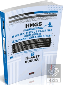 2026 HMGS Ticaret Hukuku Özet Konu Anlatımı
