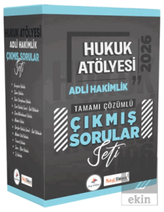 2026 Hukuk Atölyesi Adli Hakimlik Tamamı Çözümlü Orijinal Çıkmış Sorular Seti