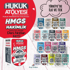 2026 Hukuk Atölyesi HMGS Hakimlik Çıkmış Soru Örnekli Ders Notları Seti
