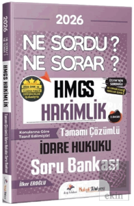 2026 Hukuk Atölyesi HMGS Hakimlik İdare Hukuku Ne Sordu Ne Sorar Soru Bankası