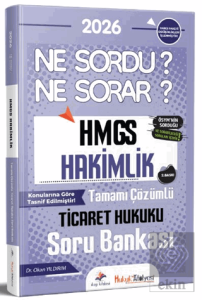 2026 Hukuk Atölyesi HMGS Hakimlik Ne Sordu Ne Sorar Ticaret Hukuku Tamamı Çözümlü Soru Bankası