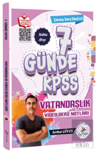 2026 KPSS 7 Günde Vatandaşlık Çıkmış Soru Analizli Video Ders Notları