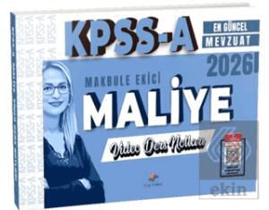 2026 KPSS A Maliye Video Ders Notları