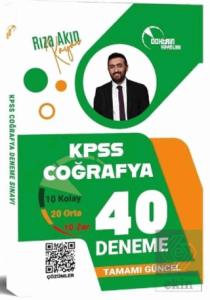 2026 KPSS Coğrafya 40 Deneme