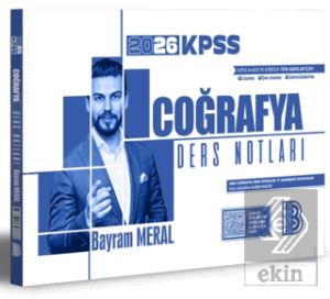 2026 KPSS Coğrafya Ders Notları