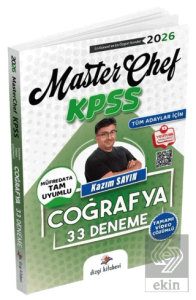 2026 KPSS Coğrafya MasterChef 33 Deneme Çözümlü