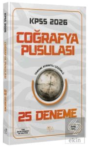 2026 KPSS Coğrafya Pusulası 25 Deneme Çözümlü