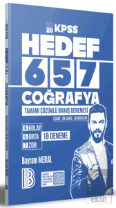 2026 KPSS Coğrafya Tamamı Çözümlü 18 Deneme