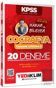2026 KPSS Coğrafya Tamamı Çözümlü 20 Deneme