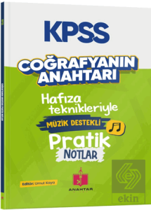 2026 KPSS Coğrafyanın Anahtarı Müzik Destekli Pratik Notlar