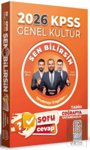2026 KPSS Genel Kültür Sen Bilirsin Tarih-Coğrafya-Vatandaşlık Soru Cevap Kitabı