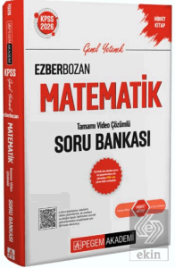 2026 KPSS Genel Yetenek Genel Kültür Ezberbozan Matematik Tamamı Video Çözümlü Soru Bankası