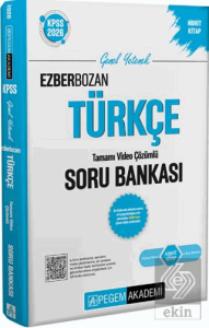 2026 KPSS Genel Yetenek Genel Kültür Ezberbozan Türkçe Tamamı Video Çözümlü Soru Bankası
