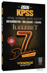 2026 KPSS Genel Yetenek Genel Kültür İlelebet 7 Deneme Çözümlü