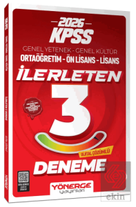 2026 KPSS Genel Yetenek Genel Kültür İlerleten 3 Deneme Çözümlü