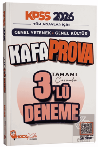 2026 KPSS Genel Yetenek Genel Kültür Kafa Prova 3 Deneme
