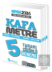 2026 KPSS Genel Yetenek Genel Kültür Kafametre 5 Deneme Çözümlü