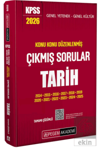 2026 KPSS Genel Yetenek Genel Kültür Konu Konu Düzenlenmiş Tamamı Çözümlü Çıkmış Sorular Tarih