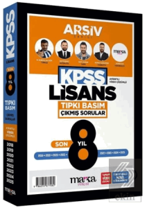 2026 KPSS Genel Yetenek Genel Kültür Lisans Çıkmış Sorular Son 8 Yıl Tıpkı Basım Çözümlü Arşiv Serisi