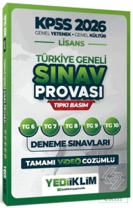 2026 KPSS Genel Yetenek Genel Kültür Lisans Türkiye Geneli Sınav Provası 5 Deneme Çözümlü (6-7-8-9-10)