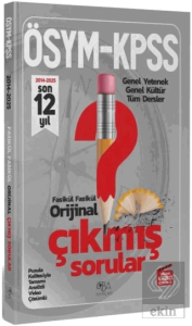 2026 KPSS Genel Yetenek Genel Kültür Orijinal Son 12 Yıl Çıkmış Sorular Fasikül Çözümlü