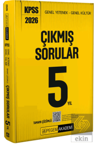 2026 KPSS Genel Yetenek Genel Kültür Tamamı Çözümlü Çıkmış Sorular Son 5 Yıl