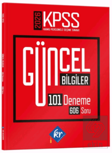 2026 KPSS Güncel Bilgiler 101 Deneme 606 Soru