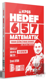 2026 KPSS HEDEF 657 Matematik Tamamı Çözümlü Branş Denemesi