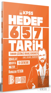 2026 KPSS Hedef 657 Tarih Tamamı Çözümlü Branş Denemesi
