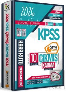 2026 KPSS Lisans Genel Kültür Genel Yetenek ÖSYM Çıkmış Karma Karakutu 10lu Deneme Dijital Çözümlü